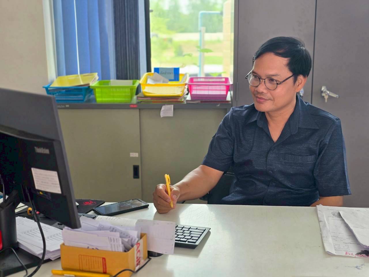 title -  ส.ป.ก.บึงกาฬ ร่วมรณรงค์การแต่งกายตามอัตลักษณ์ไทยสู่สากล ภายต้แนวคิด 